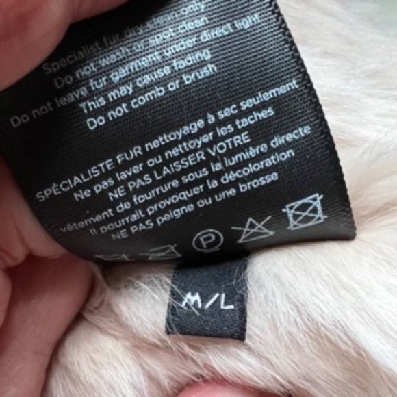 H Brand Ashleigh Rabbit Fur Coat, Size M - Worn only once! - Picture 12 of 12